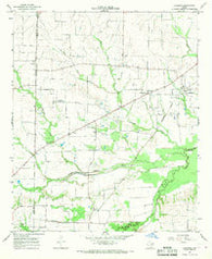 Klondike Texas Historical topographic map, 1:24000 scale, 7.5 X 7.5 Minute, Year 1964