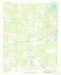 Knickerbocker Texas Historical topographic map, 1:62500 scale, 15 X 15 Minute, Year 1957