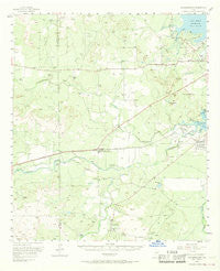 Knickerbocker Texas Historical topographic map, 1:62500 scale, 15 X 15 Minute, Year 1957