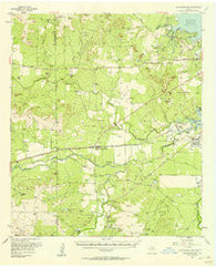 Knickerbocker Texas Historical topographic map, 1:62500 scale, 15 X 15 Minute, Year 1957