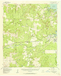 Knickerbocker Texas Historical topographic map, 1:62500 scale, 15 X 15 Minute, Year 1957