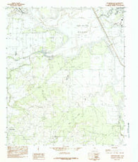 Knickerbocker Texas Historical topographic map, 1:24000 scale, 7.5 X 7.5 Minute, Year 1984