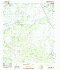 Knickerbocker Texas Historical topographic map, 1:24000 scale, 7.5 X 7.5 Minute, Year 1984