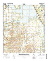 Knickerbocker Texas Current topographic map, 1:24000 scale, 7.5 X 7.5 Minute, Year 2016