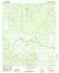 Knickerbocker NW Texas Historical topographic map, 1:24000 scale, 7.5 X 7.5 Minute, Year 1984