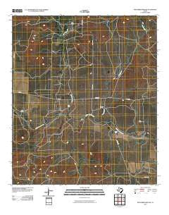 Knickerbocker NW Texas Historical topographic map, 1:24000 scale, 7.5 X 7.5 Minute, Year 2010