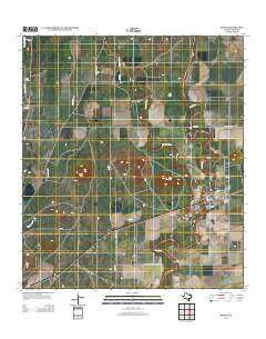 Knippa Texas Historical topographic map, 1:24000 scale, 7.5 X 7.5 Minute, Year 2012