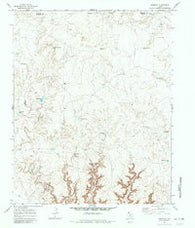Knoblaw Texas Historical topographic map, 1:24000 scale, 7.5 X 7.5 Minute, Year 1971
