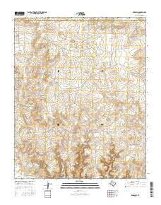 Knoblaw Texas Current topographic map, 1:24000 scale, 7.5 X 7.5 Minute, Year 2016