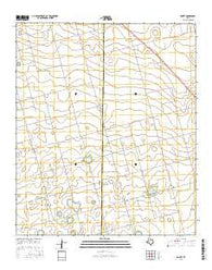 Knott Texas Current topographic map, 1:24000 scale, 7.5 X 7.5 Minute, Year 2016