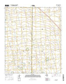 Knott Texas Current topographic map, 1:24000 scale, 7.5 X 7.5 Minute, Year 2016
