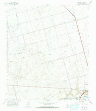 Knott SE Texas Historical topographic map, 1:24000 scale, 7.5 X 7.5 Minute, Year 1966
