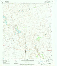 Knott SW Texas Historical topographic map, 1:24000 scale, 7.5 X 7.5 Minute, Year 1966