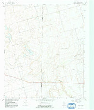 Knott SW Texas Historical topographic map, 1:24000 scale, 7.5 X 7.5 Minute, Year 1966