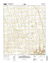 Knott SE Texas Current topographic map, 1:24000 scale, 7.5 X 7.5 Minute, Year 2016