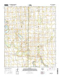 Knott SW Texas Current topographic map, 1:24000 scale, 7.5 X 7.5 Minute, Year 2016