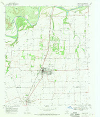 Knox City Texas Historical topographic map, 1:24000 scale, 7.5 X 7.5 Minute, Year 1968
