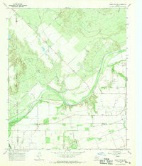 Knox City NW Texas Historical topographic map, 1:24000 scale, 7.5 X 7.5 Minute, Year 1967