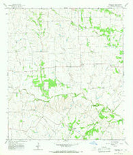 Komensky Texas Historical topographic map, 1:24000 scale, 7.5 X 7.5 Minute, Year 1965