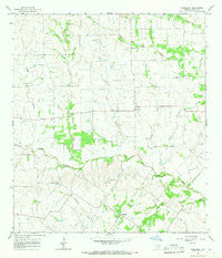 Komensky Texas Historical topographic map, 1:24000 scale, 7.5 X 7.5 Minute, Year 1965