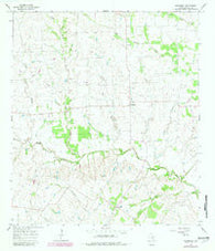 Komensky Texas Historical topographic map, 1:24000 scale, 7.5 X 7.5 Minute, Year 1965