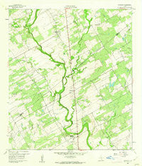 Kosciusko Texas Historical topographic map, 1:24000 scale, 7.5 X 7.5 Minute, Year 1960