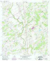 Kosciusko Texas Historical topographic map, 1:24000 scale, 7.5 X 7.5 Minute, Year 1960