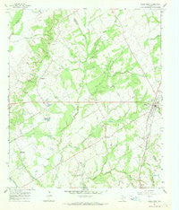 Kosse West Texas Historical topographic map, 1:24000 scale, 7.5 X 7.5 Minute, Year 1965
