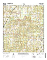 Kosse East Texas Current topographic map, 1:24000 scale, 7.5 X 7.5 Minute, Year 2016