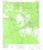 Kountze Texas Historical topographic map, 1:62500 scale, 15 X 15 Minute, Year 1955