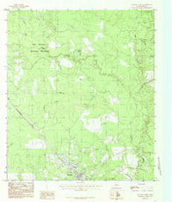Kountze North Texas Historical topographic map, 1:24000 scale, 7.5 X 7.5 Minute, Year 1984