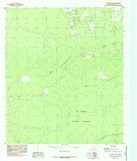 Kountze SW Texas Historical topographic map, 1:24000 scale, 7.5 X 7.5 Minute, Year 1984