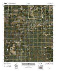 Kountze SW Texas Historical topographic map, 1:24000 scale, 7.5 X 7.5 Minute, Year 2010
