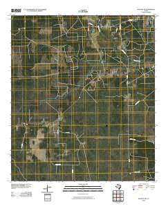 Kountze SW Texas Historical topographic map, 1:24000 scale, 7.5 X 7.5 Minute, Year 2010