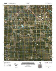 Kountze South Texas Historical topographic map, 1:24000 scale, 7.5 X 7.5 Minute, Year 2010