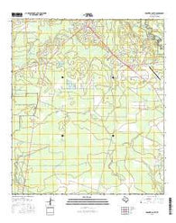 Kountze South Texas Current topographic map, 1:24000 scale, 7.5 X 7.5 Minute, Year 2016