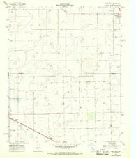 Kress West Texas Historical topographic map, 1:24000 scale, 7.5 X 7.5 Minute, Year 1965