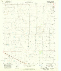 Kress West Texas Historical topographic map, 1:24000 scale, 7.5 X 7.5 Minute, Year 1965