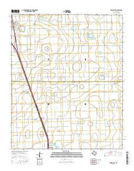 Kress East Texas Current topographic map, 1:24000 scale, 7.5 X 7.5 Minute, Year 2016