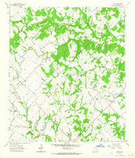 Kurten Texas Historical topographic map, 1:24000 scale, 7.5 X 7.5 Minute, Year 1963