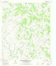 Kurten Texas Historical topographic map, 1:24000 scale, 7.5 X 7.5 Minute, Year 1963