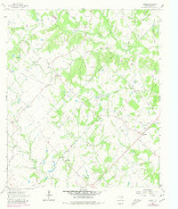 Kurten Texas Historical topographic map, 1:24000 scale, 7.5 X 7.5 Minute, Year 1963