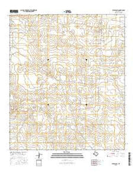 Kyle Ranch Texas Current topographic map, 1:24000 scale, 7.5 X 7.5 Minute, Year 2016