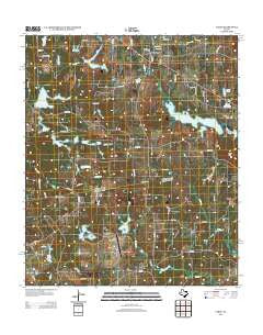 LaRue Texas Historical topographic map, 1:24000 scale, 7.5 X 7.5 Minute, Year 2012