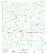 La Blanca Texas Historical topographic map, 1:24000 scale, 7.5 X 7.5 Minute, Year 1963