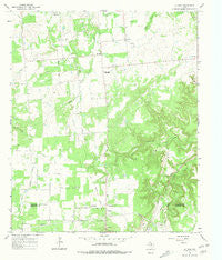 La Casa Texas Historical topographic map, 1:24000 scale, 7.5 X 7.5 Minute, Year 1967