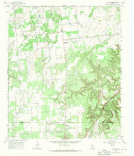 La Casa Texas Historical topographic map, 1:24000 scale, 7.5 X 7.5 Minute, Year 1967