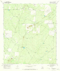 La Chusa Hill Texas Historical topographic map, 1:24000 scale, 7.5 X 7.5 Minute, Year 1969