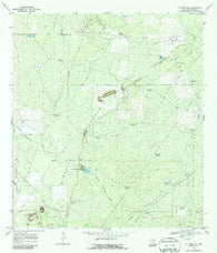 La Chusa Hill Texas Historical topographic map, 1:24000 scale, 7.5 X 7.5 Minute, Year 1969