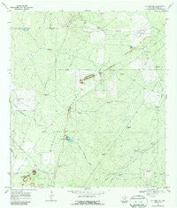 La Chusa Hill Texas Historical topographic map, 1:24000 scale, 7.5 X 7.5 Minute, Year 1969